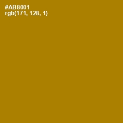 #AB8001 - Hot Toddy Color Image