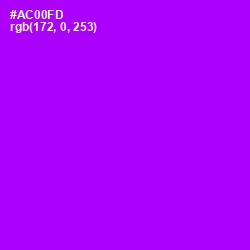 #AC00FD - Electric Violet Color Image