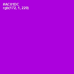 #AC01DC - Electric Violet Color Image