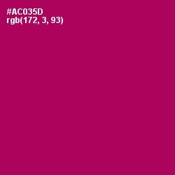 #AC035D - Jazzberry Jam Color Image