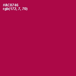 #AC0746 - Jazzberry Jam Color Image