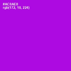 #AC0AE0 - Electric Violet Color Image