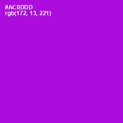 #AC0DDD - Electric Violet Color Image