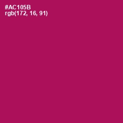 #AC105B - Jazzberry Jam Color Image