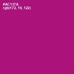 #AC137A - Flirt Color Image