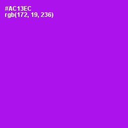 #AC13EC - Electric Violet Color Image