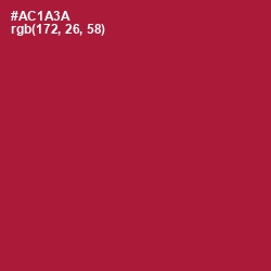 #AC1A3A - Shiraz Color Image