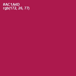 #AC1A4D - Jazzberry Jam Color Image