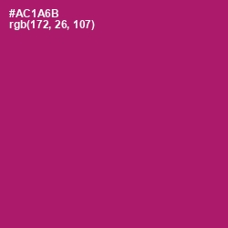 #AC1A6B - Lipstick Color Image