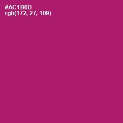 #AC1B6D - Lipstick Color Image