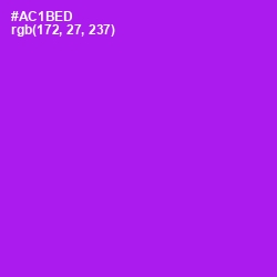 #AC1BED - Electric Violet Color Image