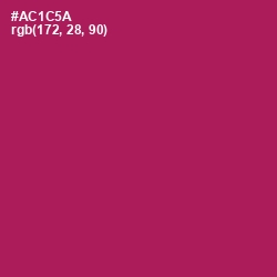 #AC1C5A - Jazzberry Jam Color Image