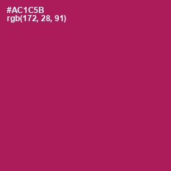 #AC1C5B - Jazzberry Jam Color Image