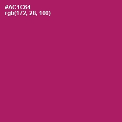 #AC1C64 - Lipstick Color Image