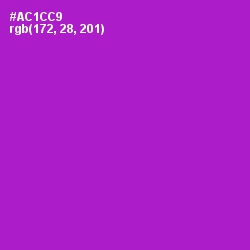 #AC1CC9 - Electric Violet Color Image