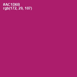 #AC1D6B - Lipstick Color Image