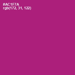 #AC1F7A - Lipstick Color Image