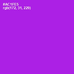 #AC1FE5 - Electric Violet Color Image