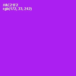 #AC21F2 - Electric Violet Color Image