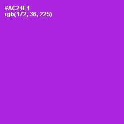 #AC24E1 - Electric Violet Color Image