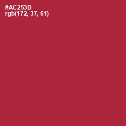 #AC253D - Well Read Color Image
