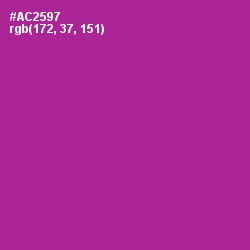 #AC2597 - Medium Red Violet Color Image