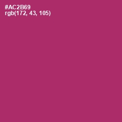 #AC2B69 - Hibiscus Color Image