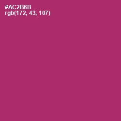 #AC2B6B - Royal Heath Color Image