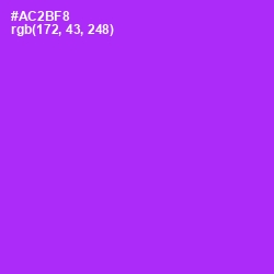 #AC2BF8 - Electric Violet Color Image