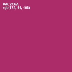 #AC2C6A - Royal Heath Color Image