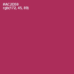 #AC2D59 - Night Shadz Color Image