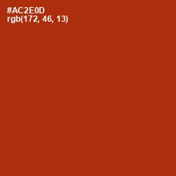 #AC2E0D - Tabasco Color Image