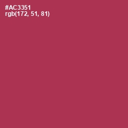 #AC3351 - Night Shadz Color Image