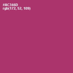 #AC346D - Rouge Color Image