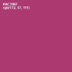 #AC396F - Rouge Color Image