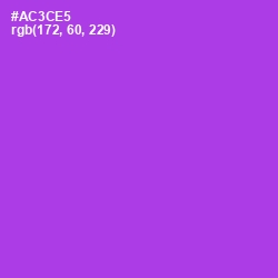#AC3CE5 - Electric Violet Color Image
