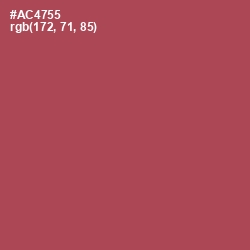 #AC4755 - Apple Blossom Color Image