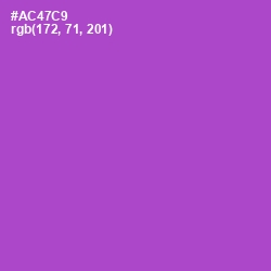 #AC47C9 - Amethyst Color Image