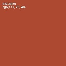 #AC4930 - Medium Carmine Color Image