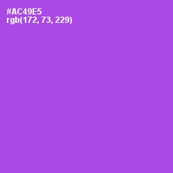 #AC49E5 - Amethyst Color Image