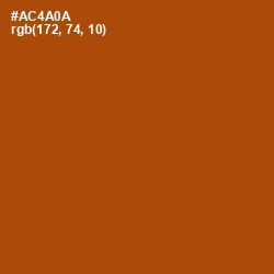 #AC4A0A - Fire Color Image