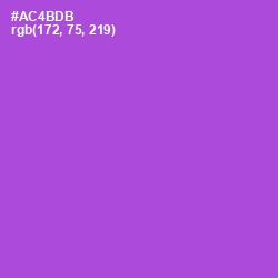 #AC4BDB - Amethyst Color Image