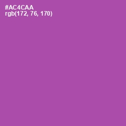 #AC4CAA - Wisteria Color Image