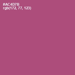 #AC4D7B - Cadillac Color Image