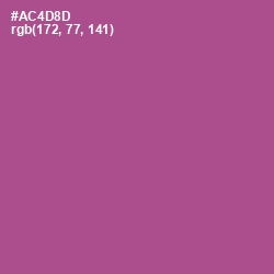 #AC4D8D - Tapestry Color Image