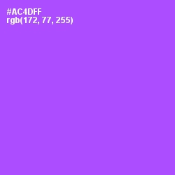 #AC4DFF - Medium Purple Color Image