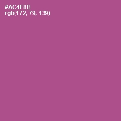 #AC4F8B - Tapestry Color Image