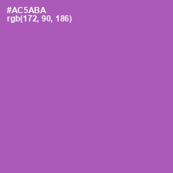 #AC5ABA - Wisteria Color Image