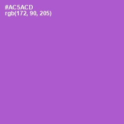 #AC5ACD - Amethyst Color Image