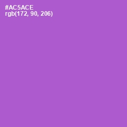 #AC5ACE - Amethyst Color Image